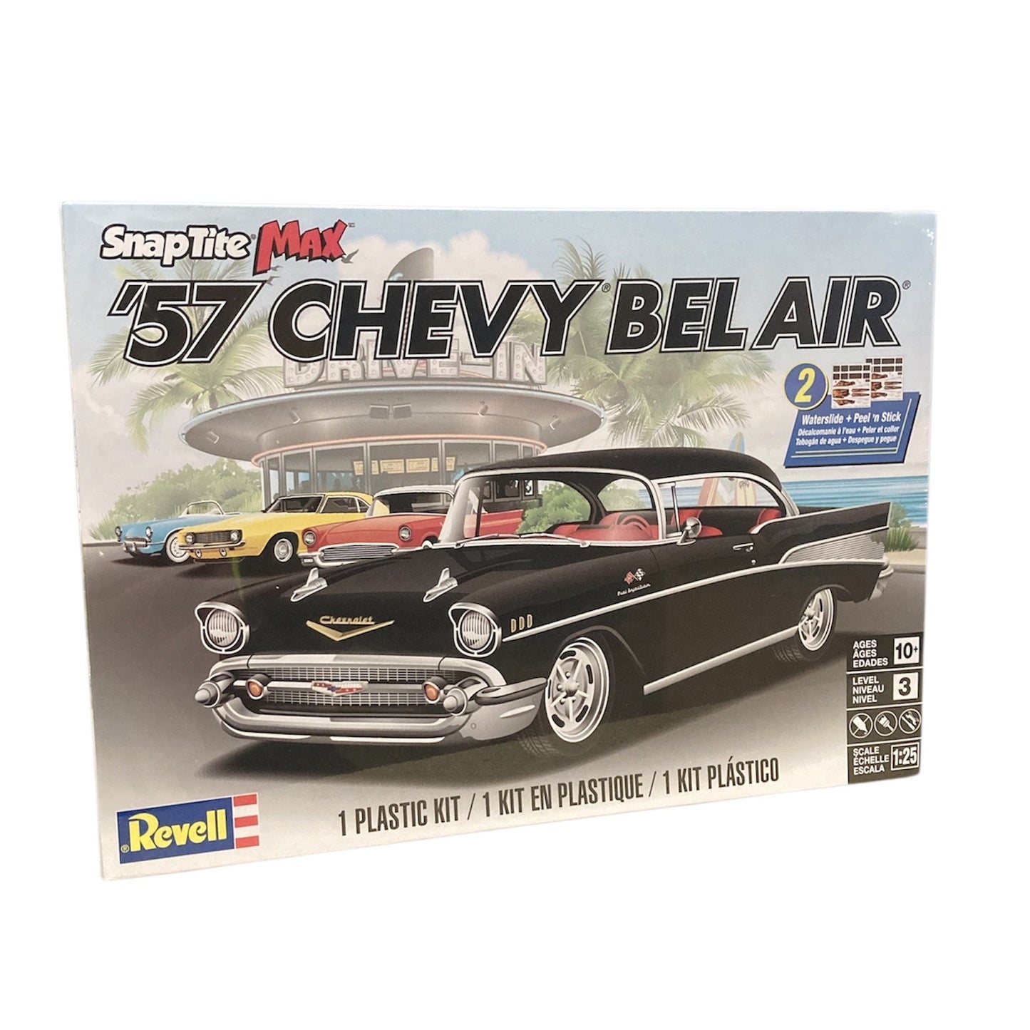 Revell 1957 Chevy Bel Air Small Block Snap Tite Max Car Model Kit 11529