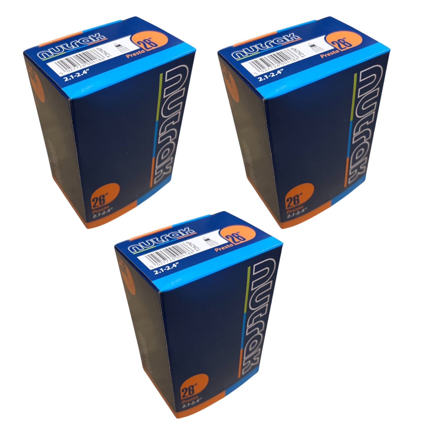 Nutrak 26x2.1-2.4" 26 Inch Presta Valve Bike Inner Tube