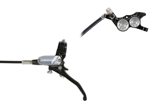 Hope Tech 4 V4 No Rotor Black/Silver Front Hydraulic Disc Bike Brake Calliper & Lever