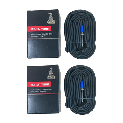 Chambre à air de vélo à valve Presta Raleigh longue 26 x 1,95" 26 pouces