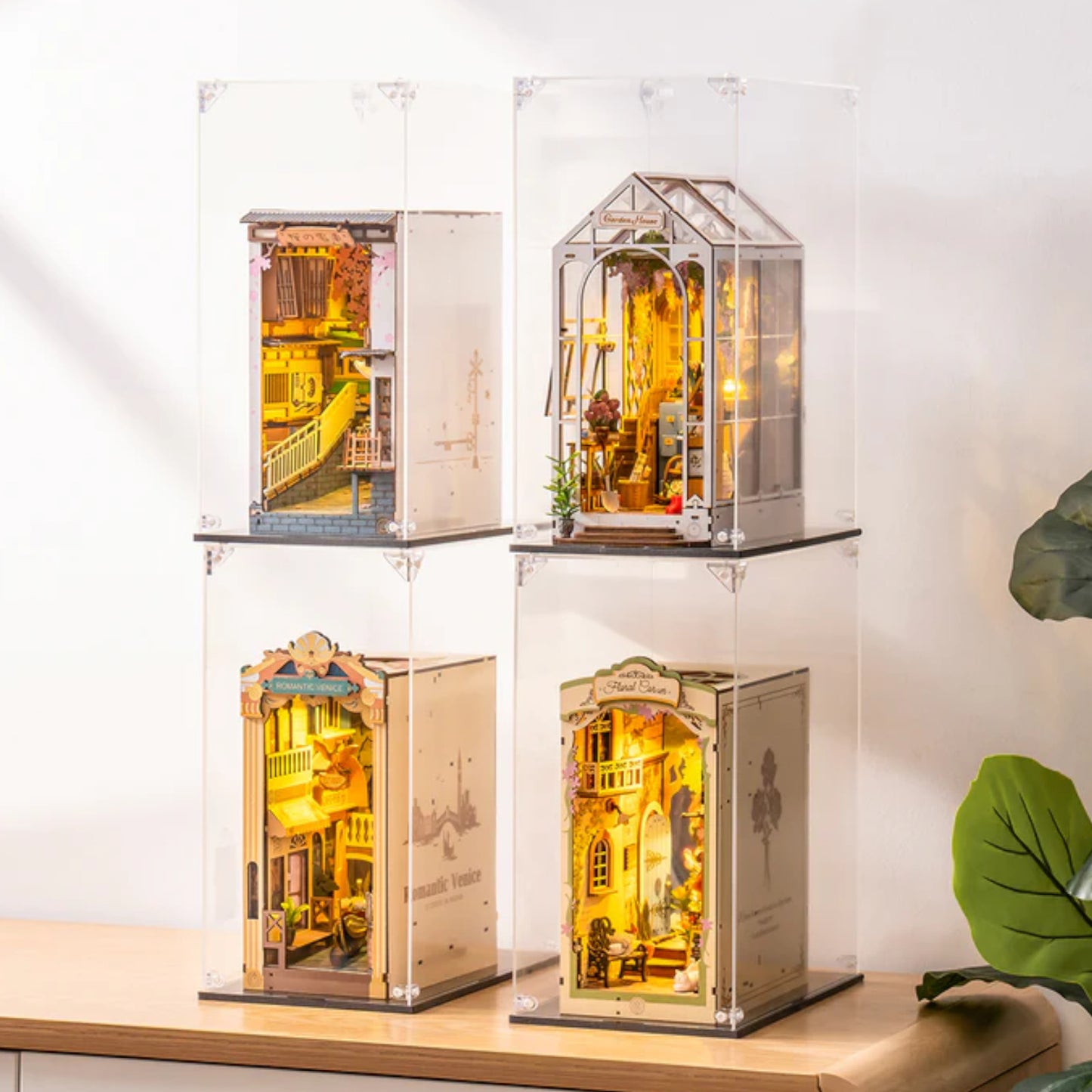 Rolife Book Nook Dust Cover Accessory for Model Kit