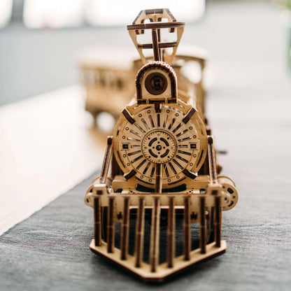Wood Trick Locomotive R17 Steam Train Wooden Model 3D Puzzle WDTK022