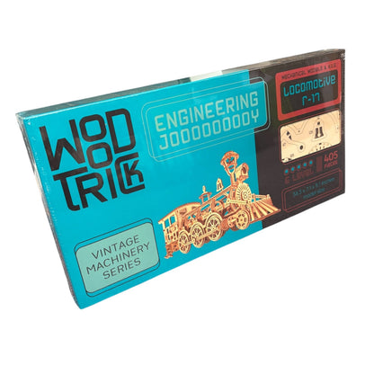 Wood Trick Locomotive R17 Steam Train Wooden Model 3D Puzzle WDTK022