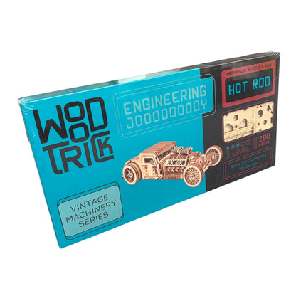 Wood Trick Hot Rod Wooden Model 3D Puzzle WDTK023