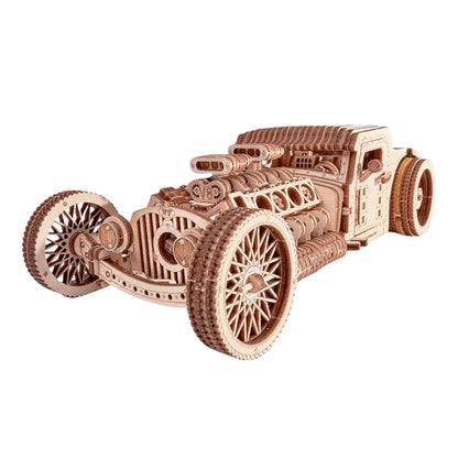 Wood Trick Hot Rod Wooden Model 3D Puzzle WDTK023