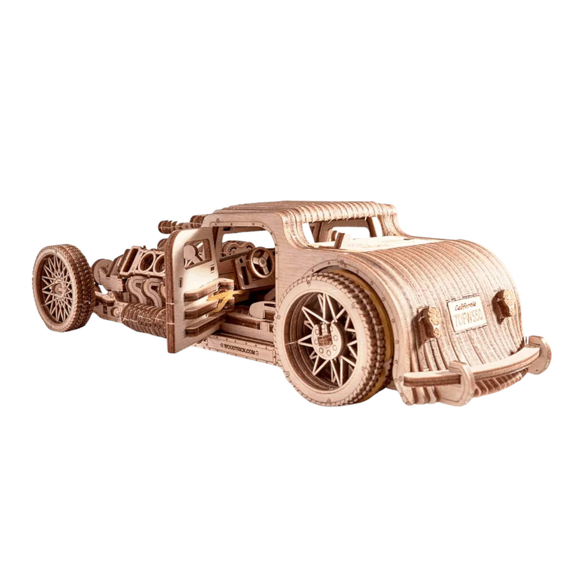 Wood Trick Hot Rod Wooden Model 3D Puzzle WDTK023