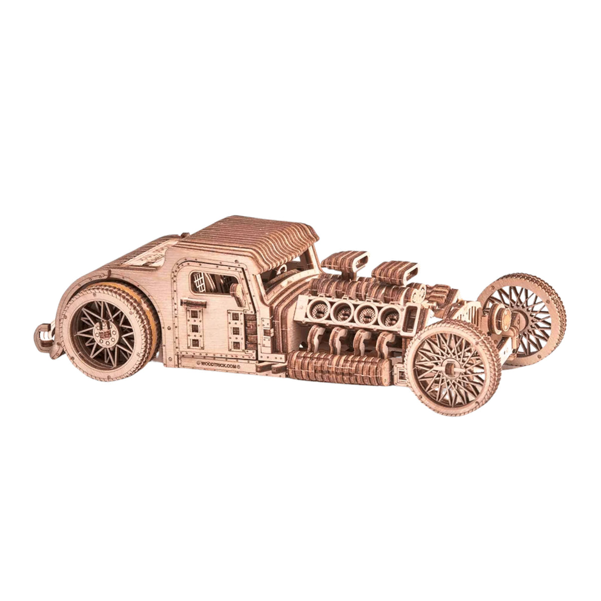 Wood Trick Hot Rod Wooden Model 3D Puzzle WDTK023