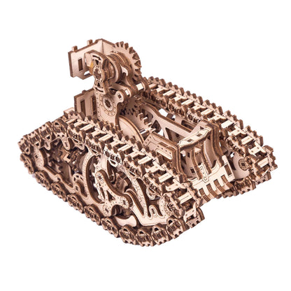 Wood Trick Steam Tank Wooden Model 3D Puzzle WDTK030