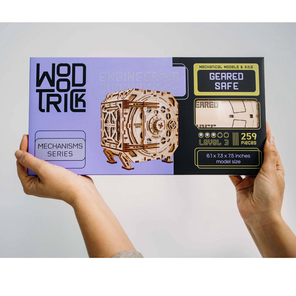 Wood Trick Geared Safe Wooden Model 3D Puzzle WDTK037