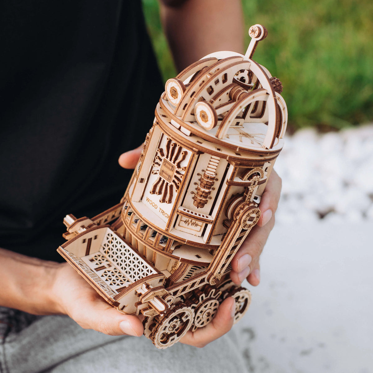 Wood Trick Space Junk Robot (Mechanical) Wooden Model 3D Puzzle WDTK073