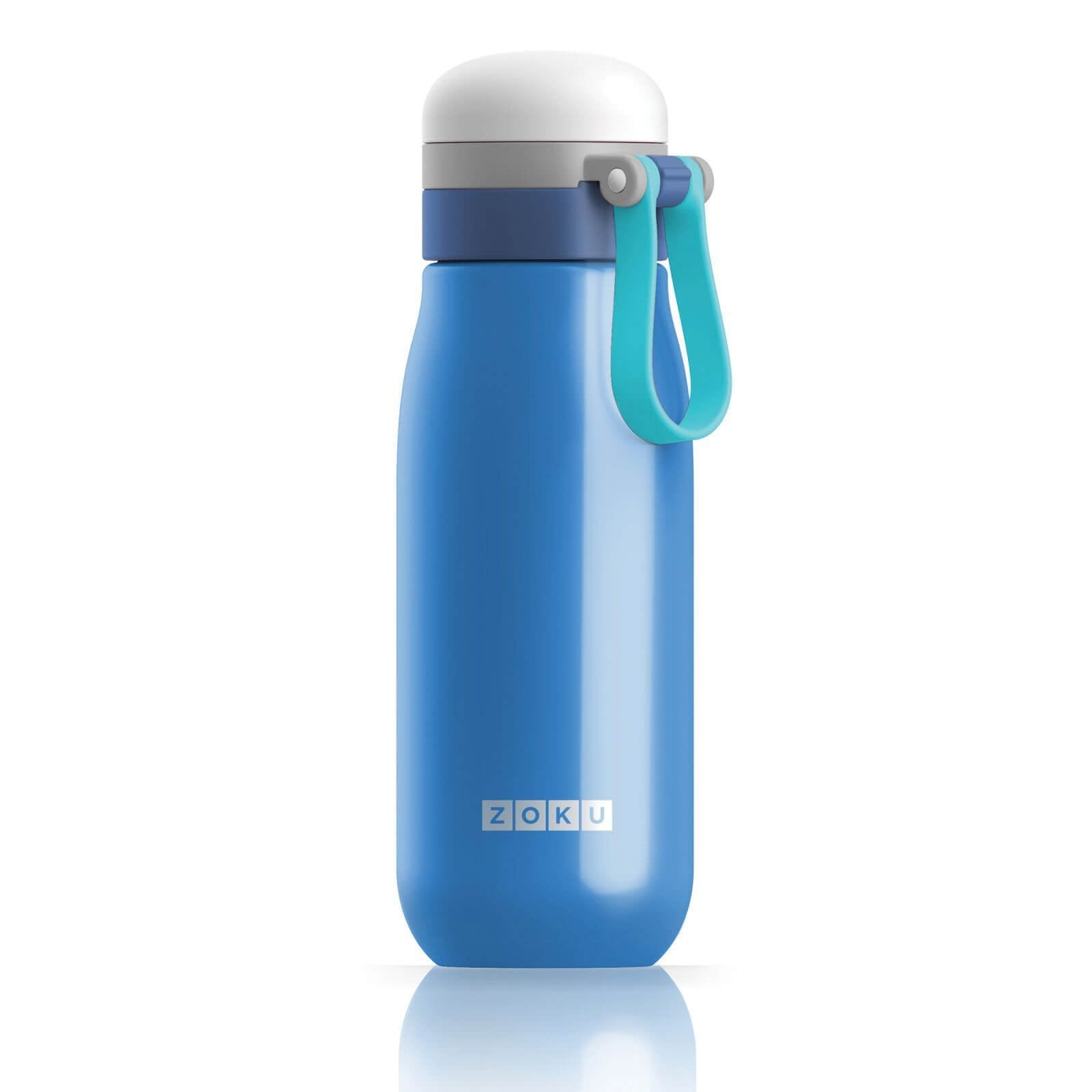 Zoku Ultralight Stainless Steel 500ml Blue Sports Water Bottle