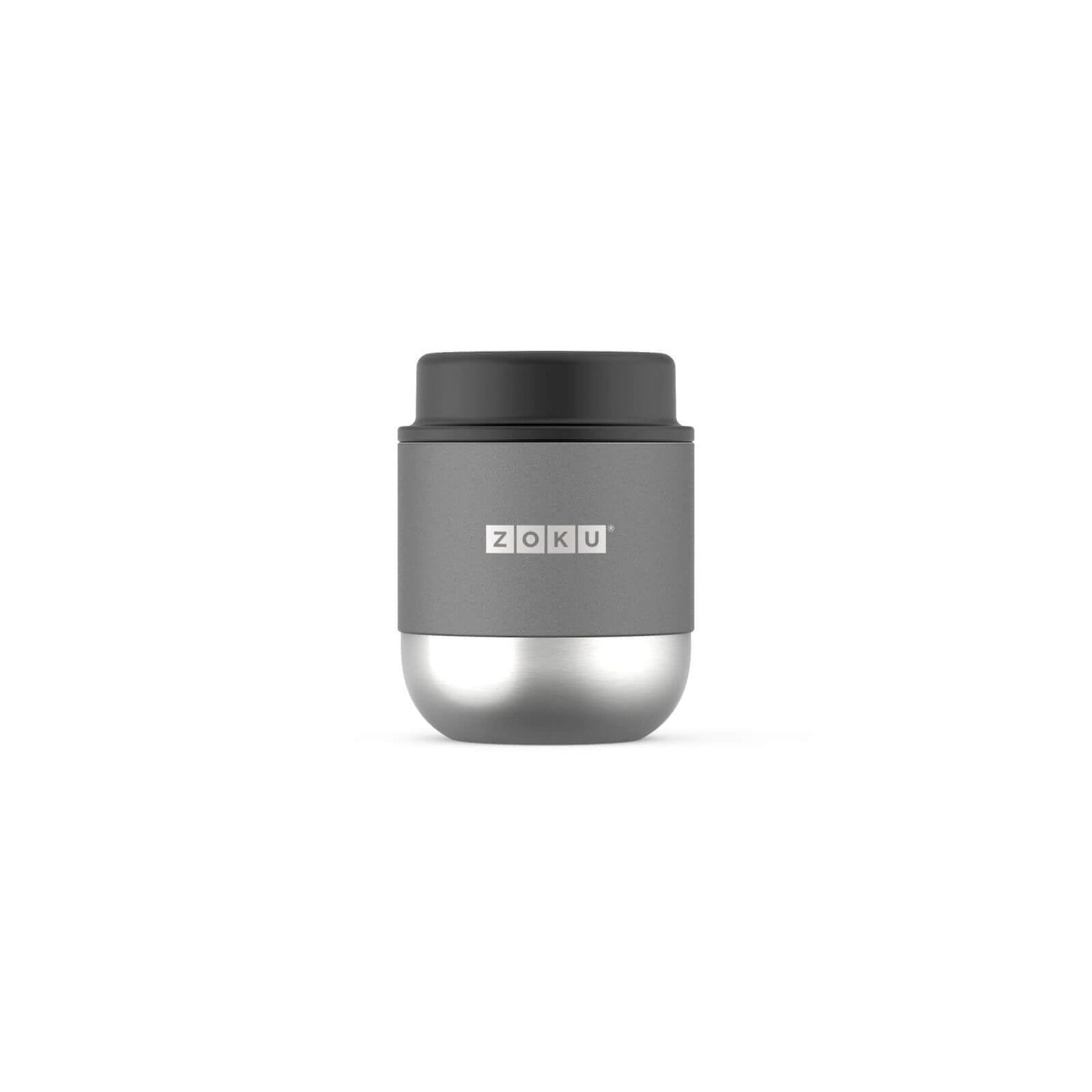 Zoku Neat Stack Jar 0.296L Camping Food Storage Silver