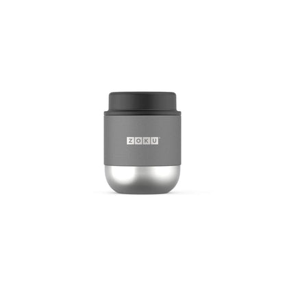 Zoku Neat Stack Jar 0.296L Camping Food Storage Silver