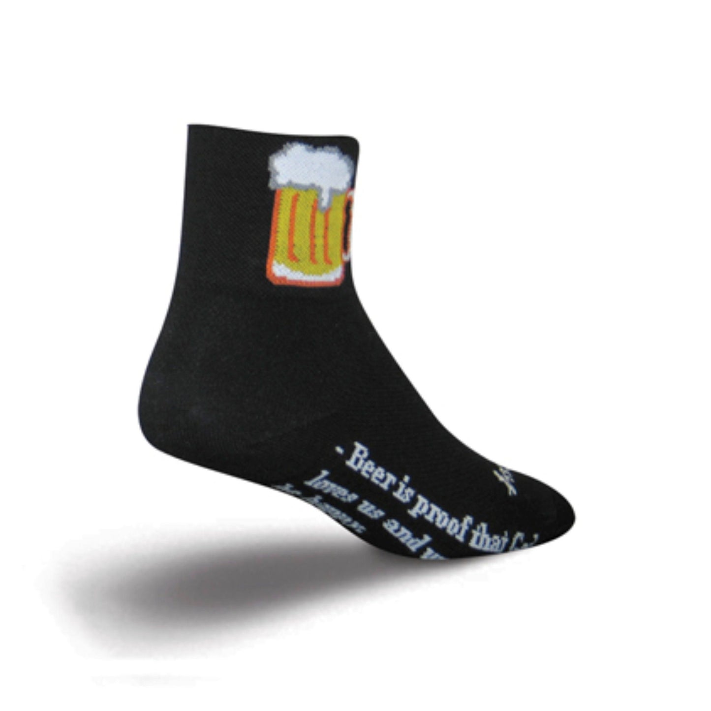 Sockguy Bevy Beer Small/Medium Men's Cycling Socks