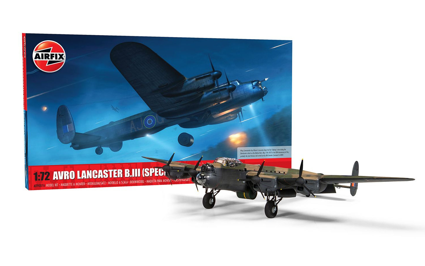 AirFix Avro Lancaster B.III Special The Dambusters 1:72 Scale Plane Model Kit Alternate 2