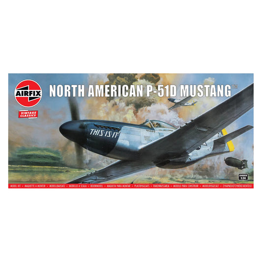 AirFix North American P-51D Mustang WW2 Plane Model Kit A14001V Alternate 1