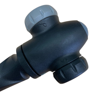 Acor AMP21101 Alloy/Wooden Handle High Pressure Floor Pump Alternate 4