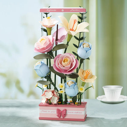 ROKR Blooming Bouquet Box DIY 3D Puzzle AF01D Alternate 3