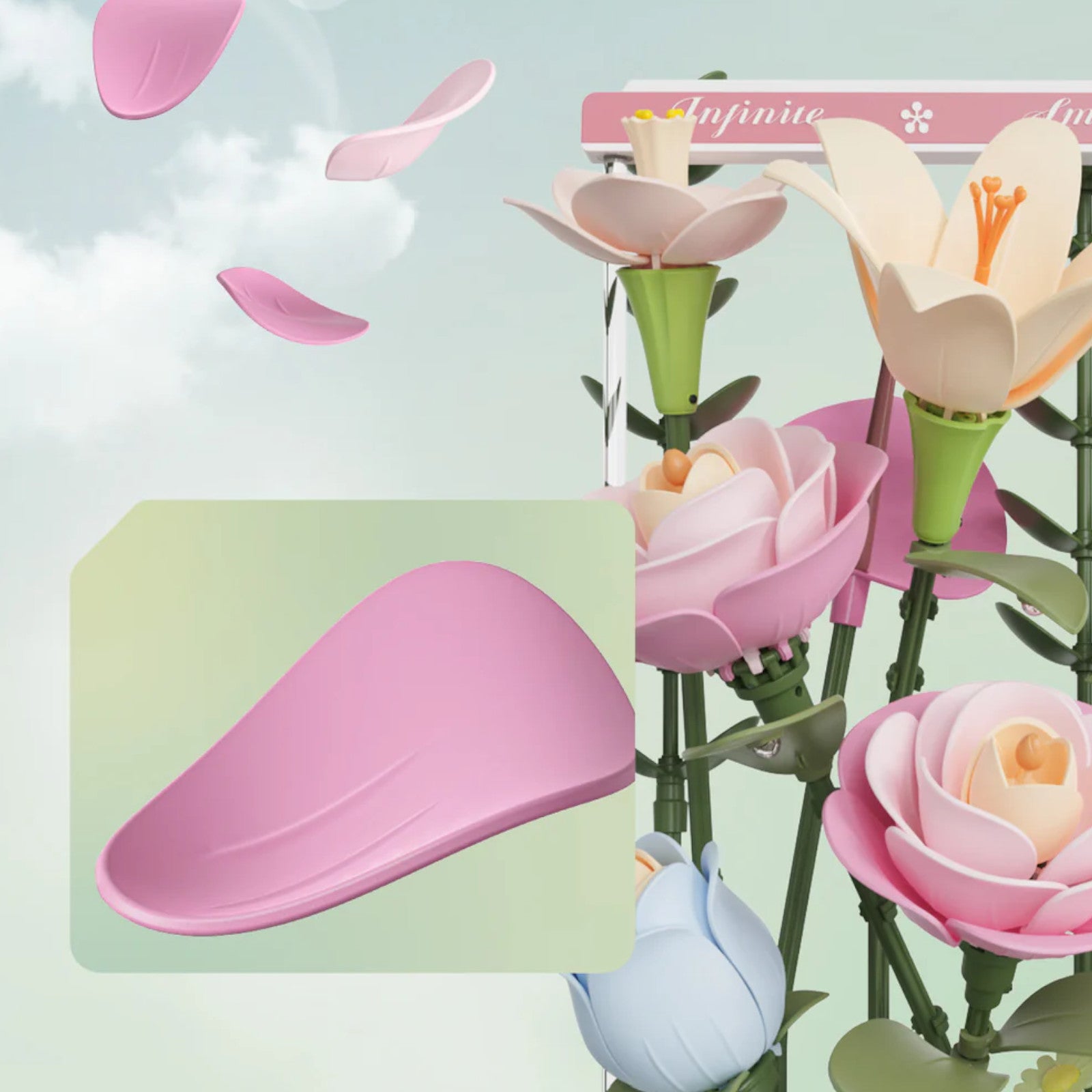 ROKR Blooming Bouquet Box DIY 3D Puzzle AF01D Alternate 5