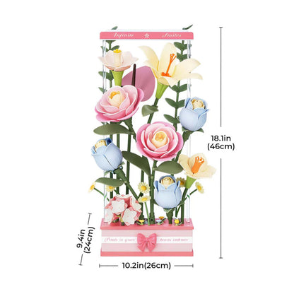 ROKR Blooming Bouquet Box DIY 3D Puzzle AF01D Alternate 7
