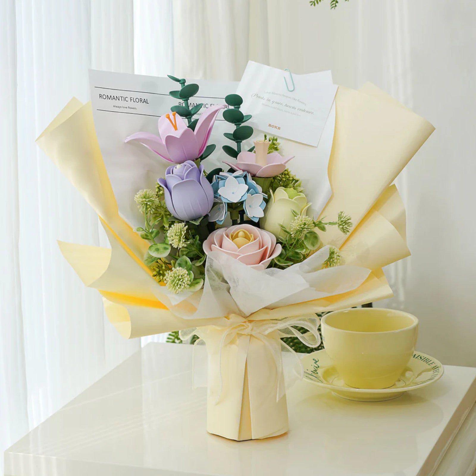 ROKR Spring Time Bouquet DIY 3D Puzzle AF01J Alternate 2