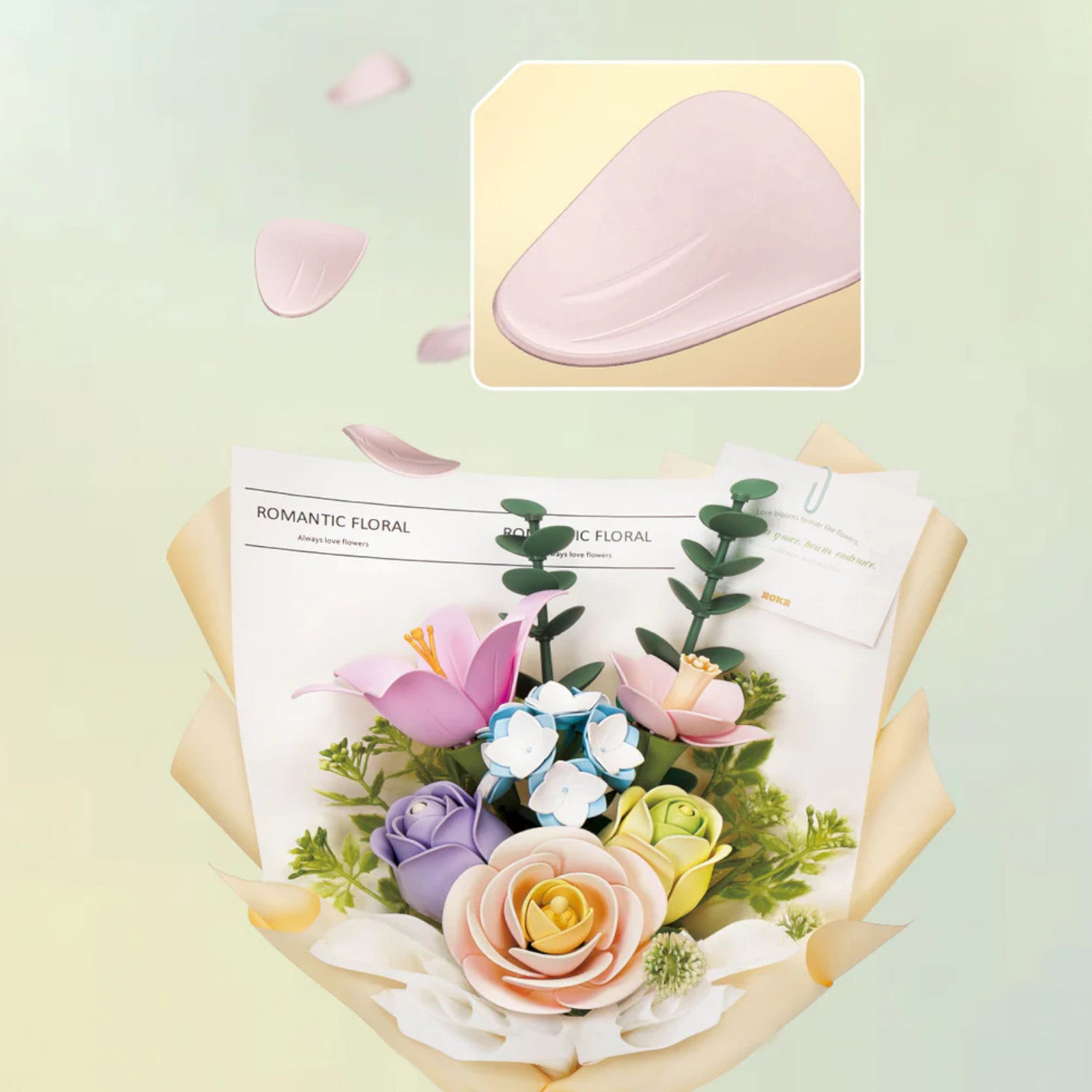 ROKR Spring Time Bouquet DIY 3D Puzzle AF01J Alternate 4