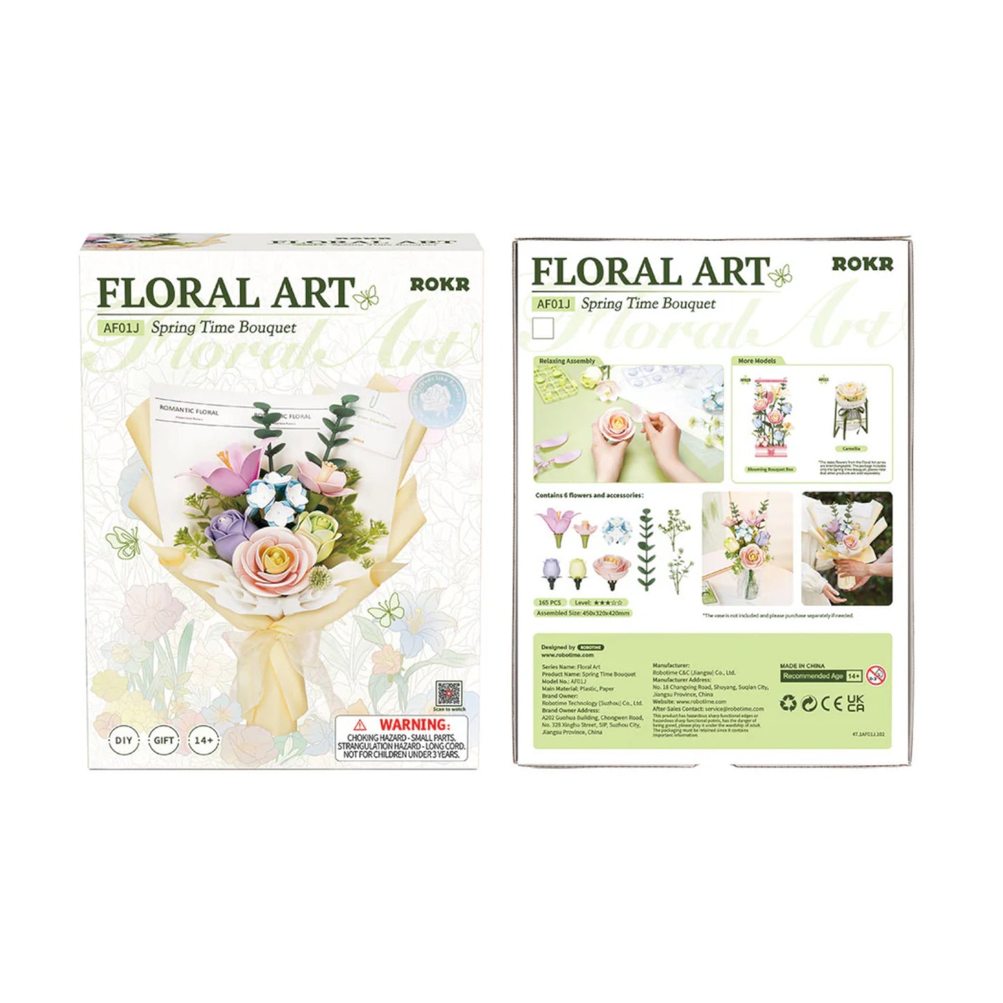 ROKR Spring Time Bouquet DIY 3D Puzzle AF01J Alternate 7