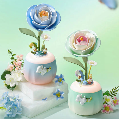 ROKR Starry Camellia Lamp DIY Flower Night Light 3D Puzzle AF01S Alternate 4