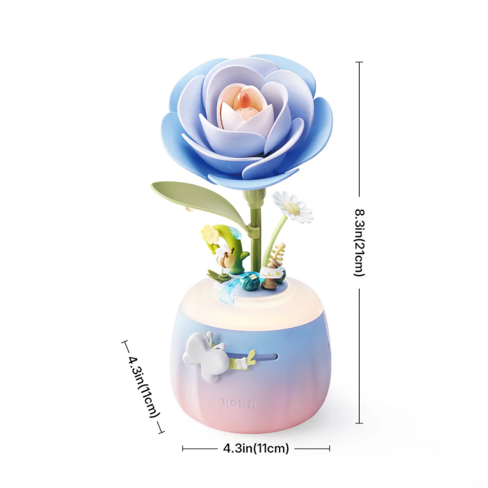 ROKR Starry Camellia Lamp DIY Flower Night Light 3D Puzzle AF01S Alternate 5