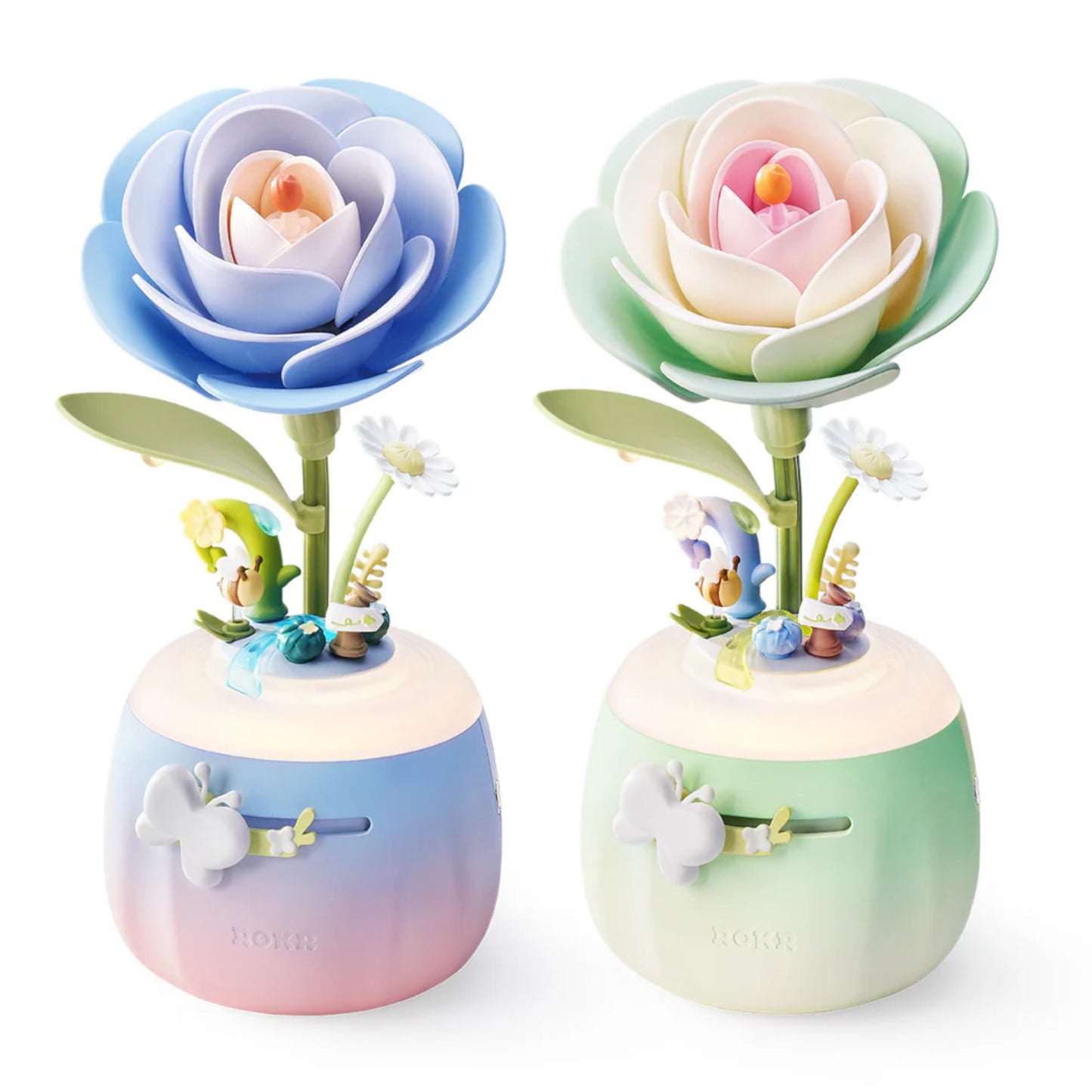 ROKR Starry Camellia Lamp DIY Flower Night Light 3D Puzzle AF01S Alternate 7