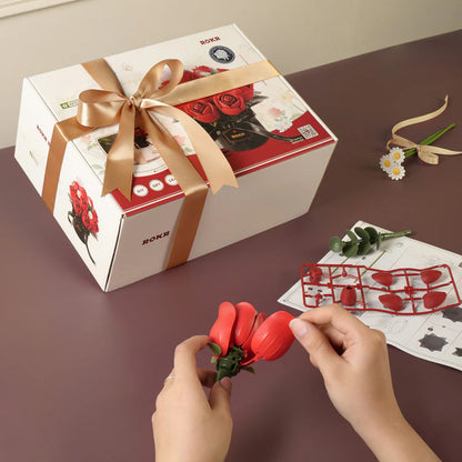 Rolife Red Rose Bouquet DIY 3D Puzzle AF02J Alternate 5