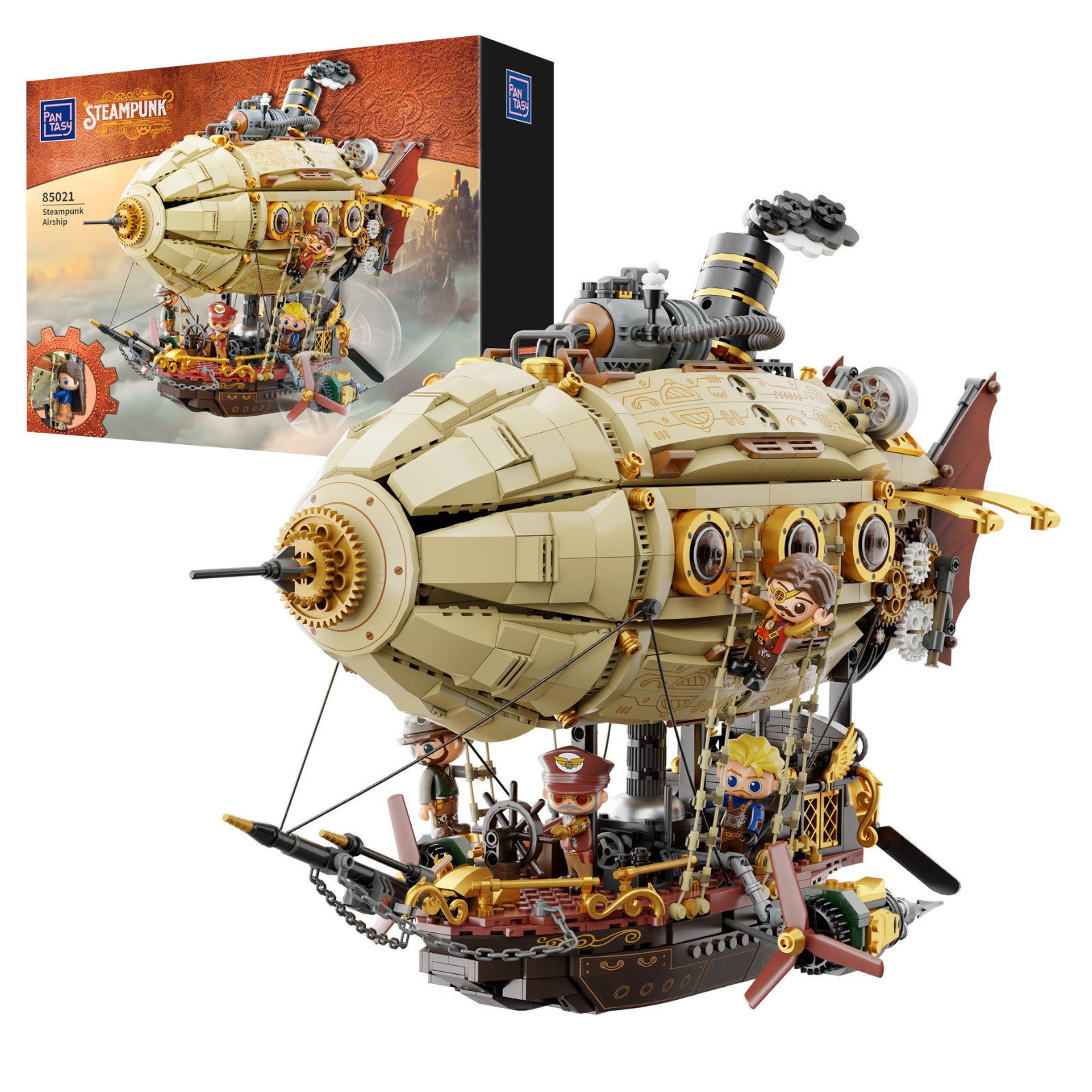 Pantasy Steampunk Airship 3D Puzzle 1949 Pieces 85021