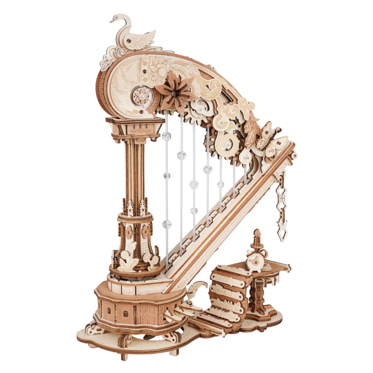 ROKR Magic Harp Music Box Wooden 3D Puzzle AMK71