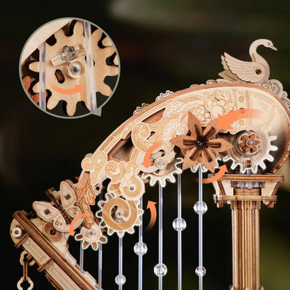ROKR Magic Harp Music Box Wooden 3D Puzzle AMK71 Alternate 4