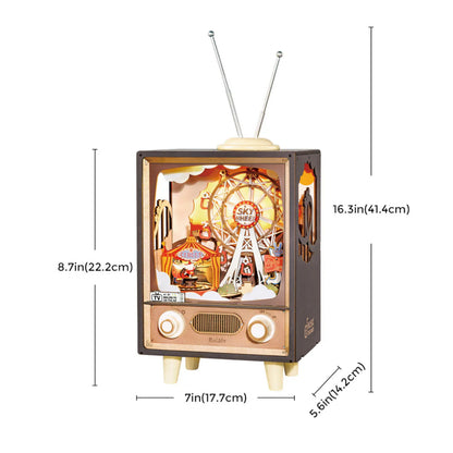 Rolife Sunset Carnival DIY Music Box Wooden 3D Puzzle AMT01 Alternate 7