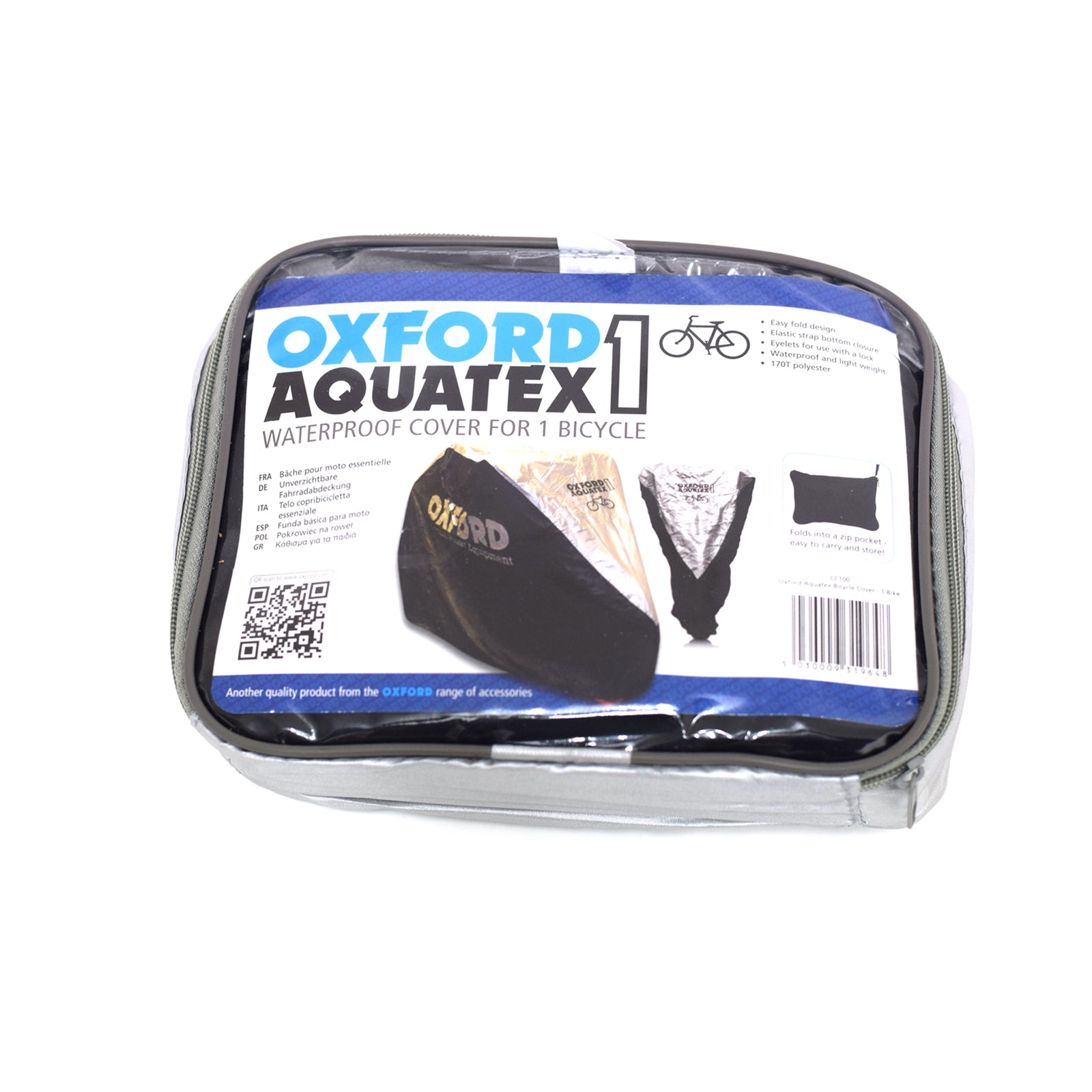 Oxford Aquatex 1 Bike Cover Bike Storage Cover