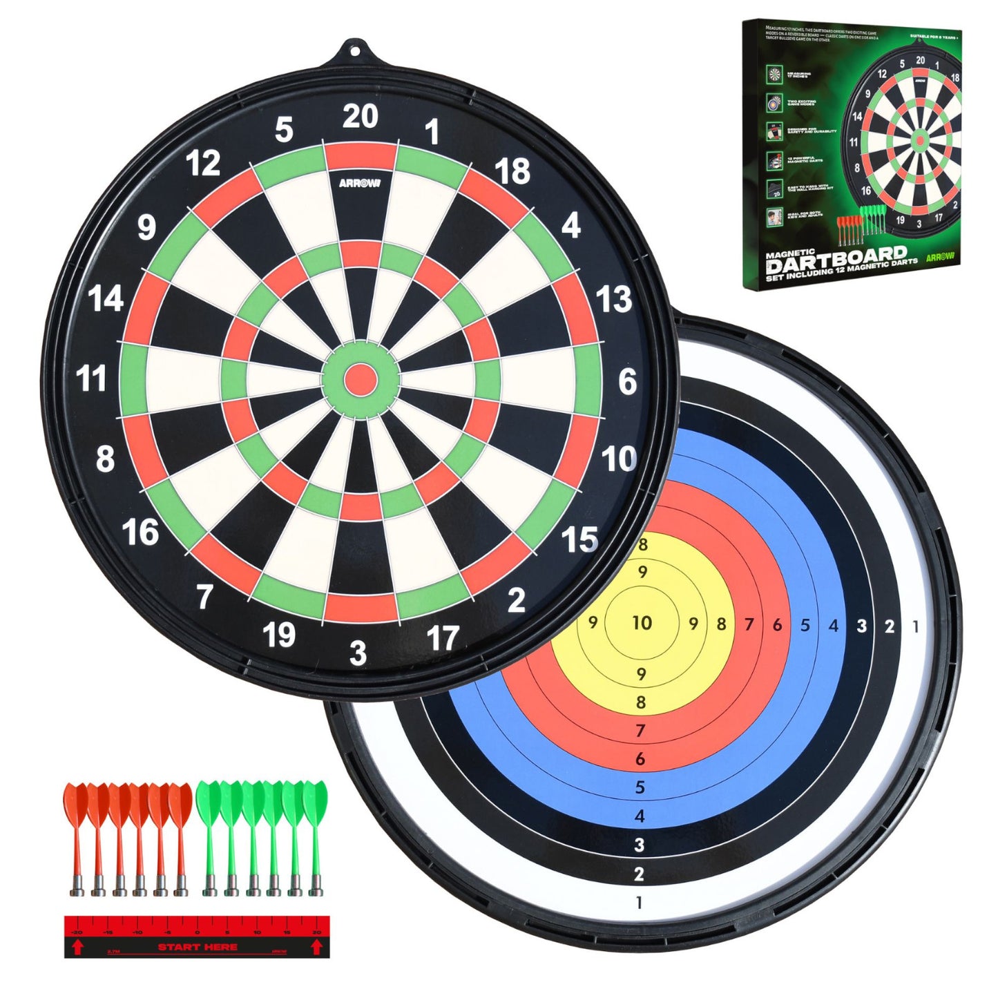 Arrow180 Magnetic Dartboard