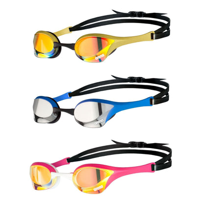 Arena Cobra Ultra Swipe Mirror Racing Unisex Men's Swimming Goggles  Collection
