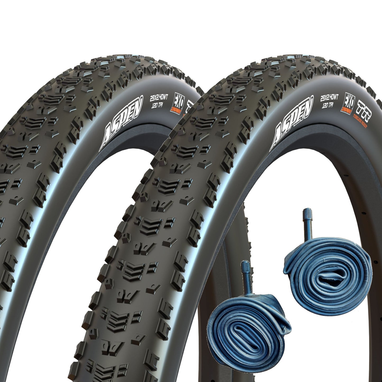 Maxxis Aspen 29 x 2.4 MaxxSpeed EXO Tubeless Folding 120 TPI 29 Inch Bike Tyre