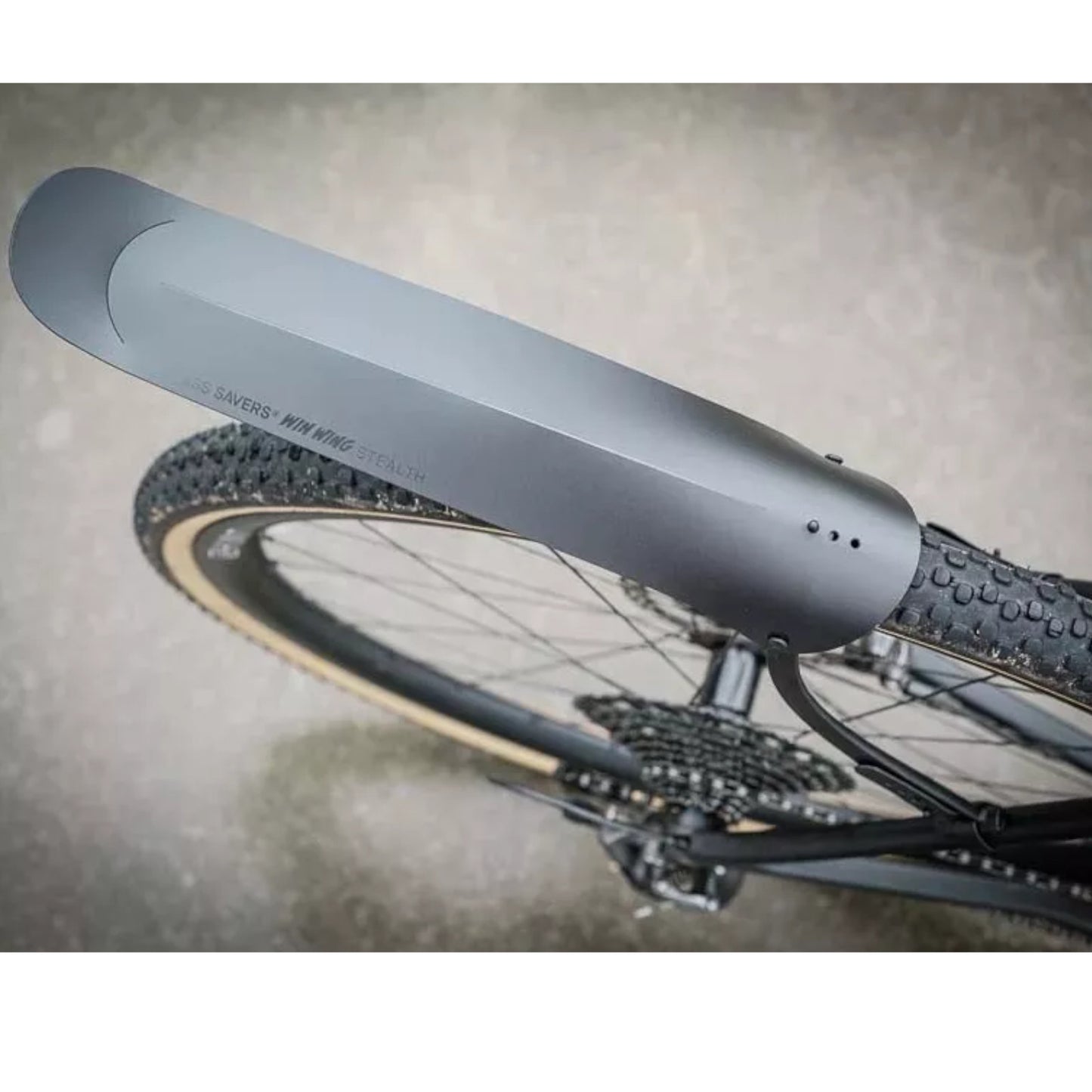 Ass Savers Win Wing 700c Clip On Rear Bike Mudguard Black Alternate 2