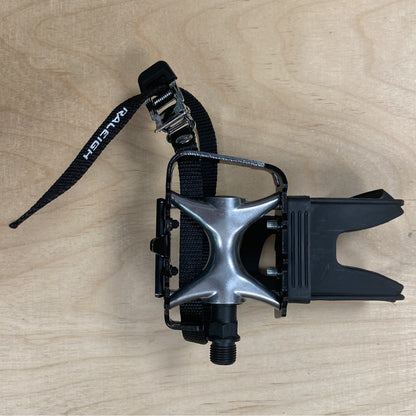 Raleigh Mountain Bike Pedal and Toe Clip with Straps 9/16" Bike Pedal Toe Clips Alternate 5