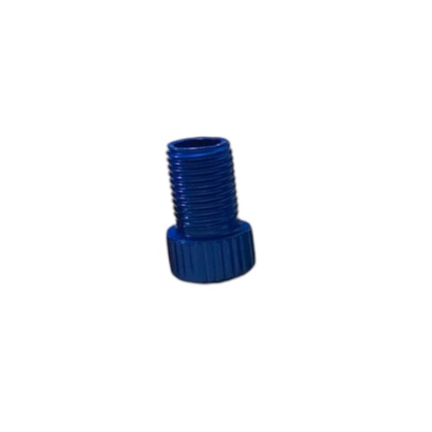 Contrast Alloy Adaptor Presta to Schrader Valve Bike Pump Spare Part Blue