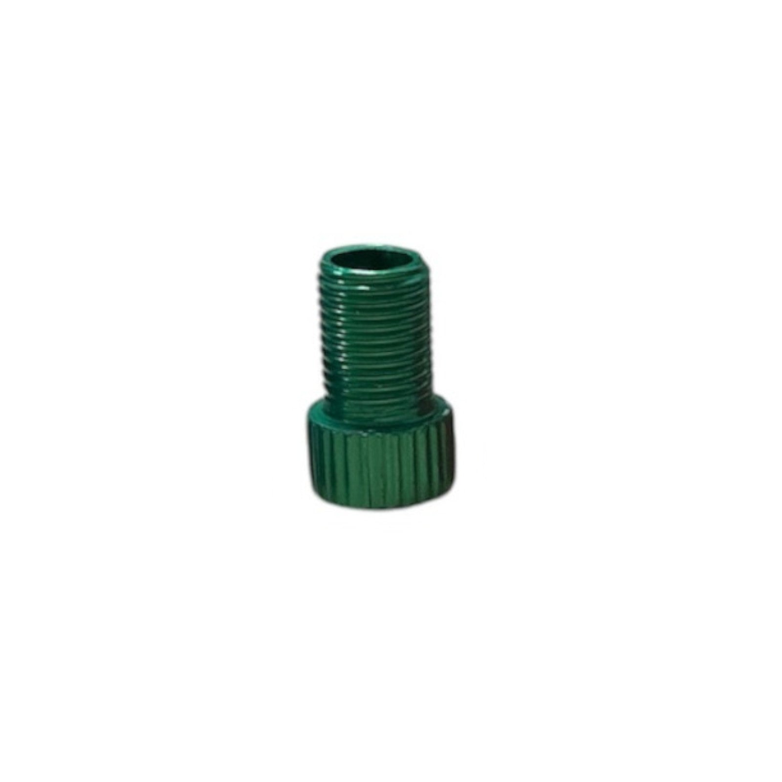 Contrast Alloy Adaptor Presta to Schrader Valve Bike Pump Spare Part Green