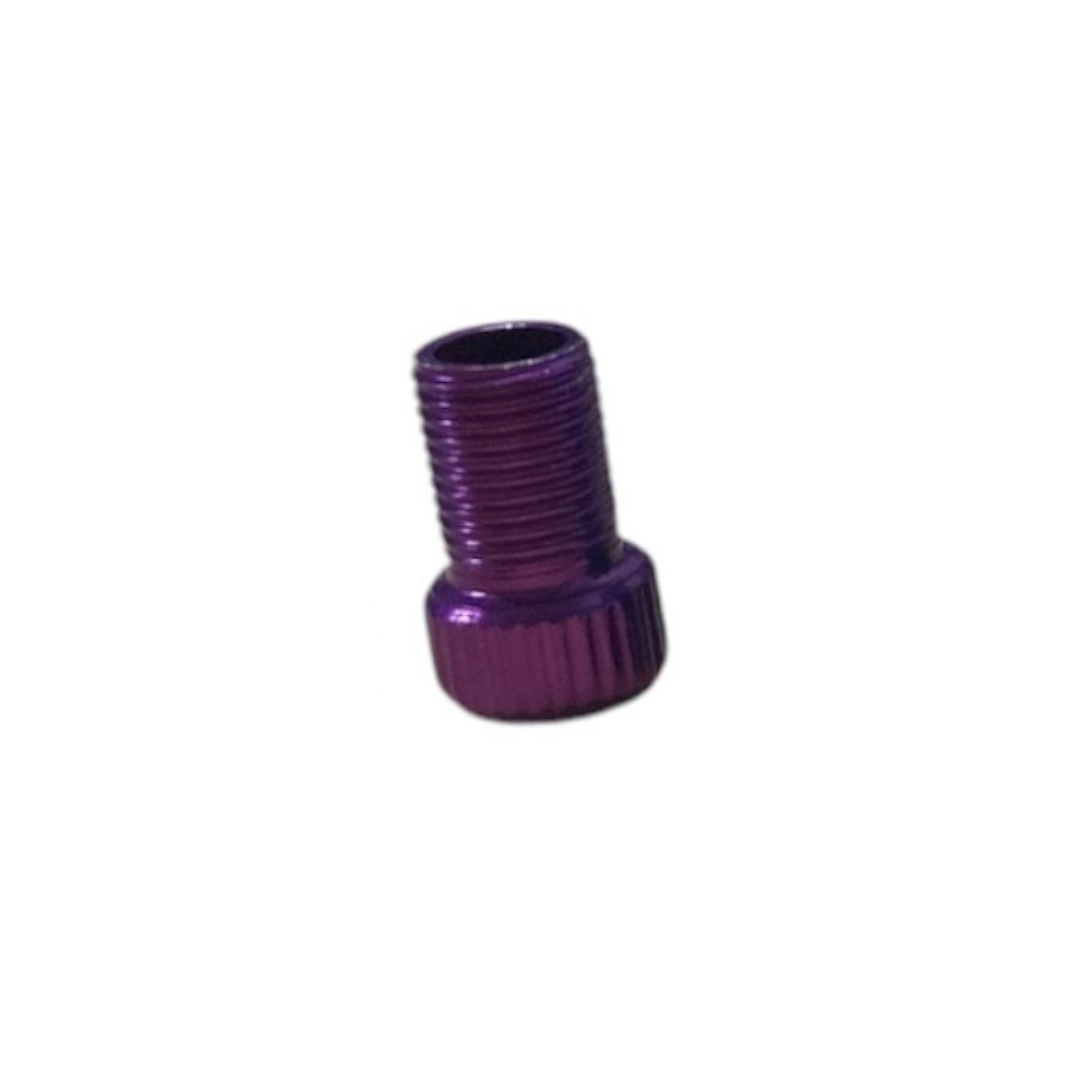 Contrast Alloy Adaptor Presta to Schrader Valve Bike Pump Spare Part Purple