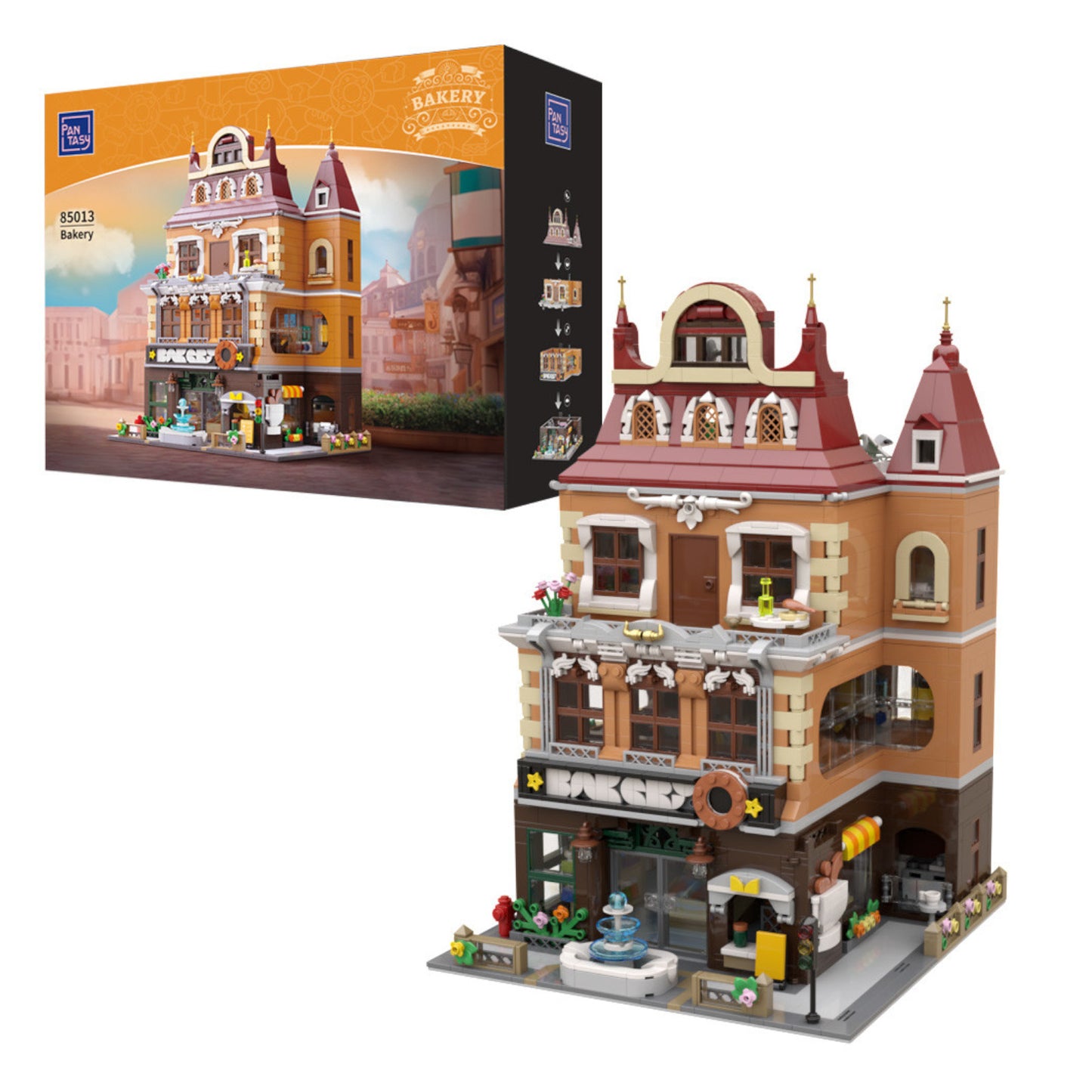Pantasy Bakery 4 Storey Building 3D Puzzle 2663 Pieces 85013