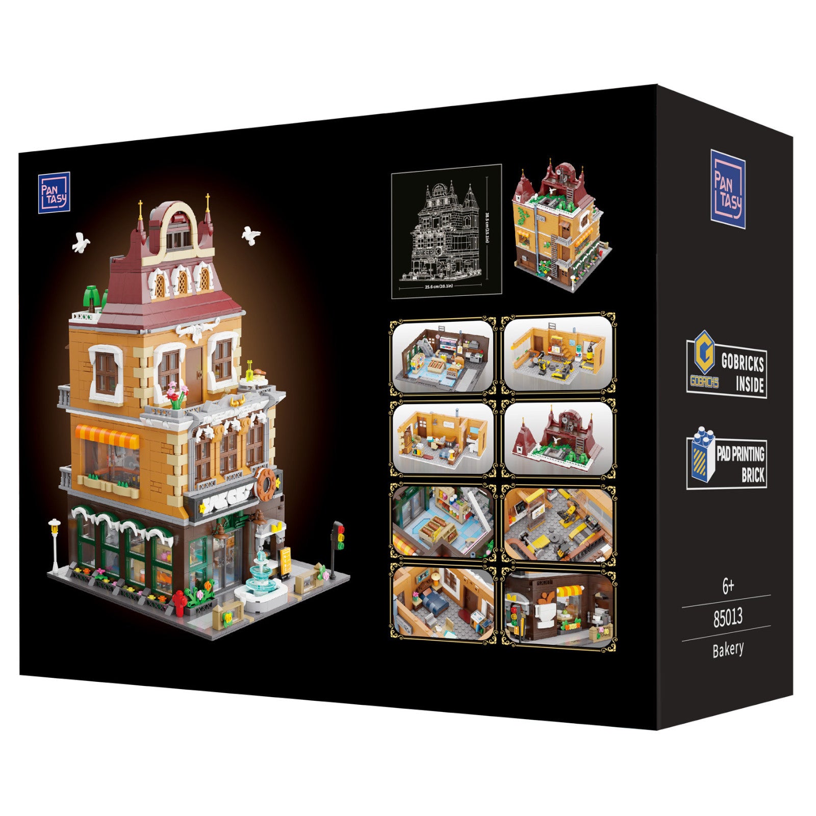 Pantasy Bakery 4 Storey Building 3D Puzzle 2663 Pieces 85013 Alternate 3