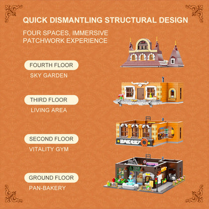 Pantasy Bakery 4 Storey Building 3D Puzzle 2663 Pieces 85013 Alternate 4