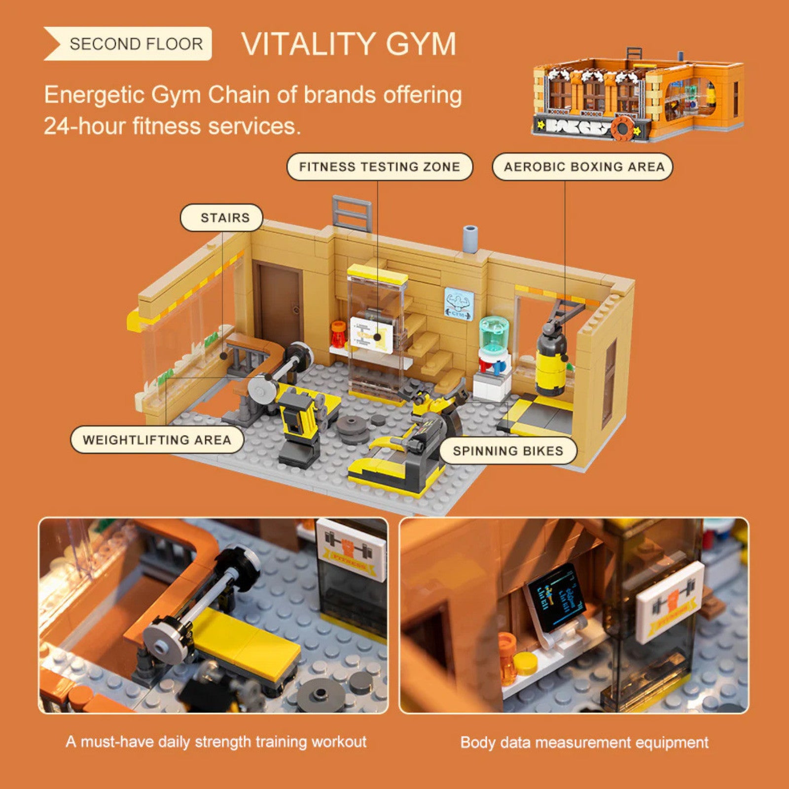 Pantasy Bakery 4 Storey Building 3D Puzzle 2663 Pieces 85013 Alternate 6