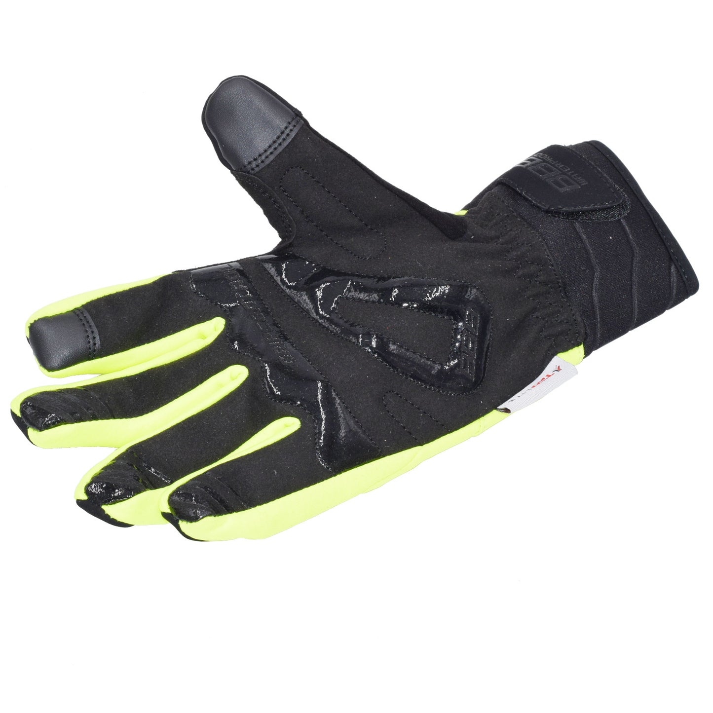 BBB WaterShield Men's Full Finger Cycling Gloves Neon Yellow Medium Alternate 1