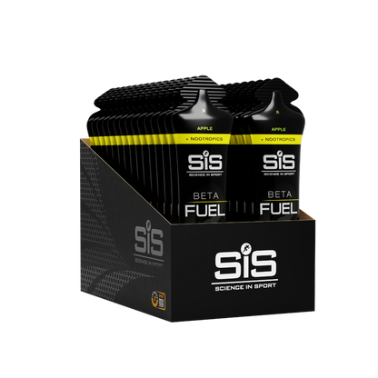 SIS BETA Fuel +Nootropics Energy Gel | Box of 30 x 60ml - Apple
